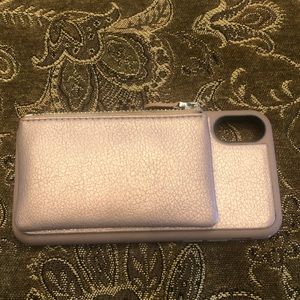 IPhone X/XS case with coin purse